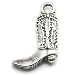 8pcs Cowboy Boot Charms, jewelry making supplies‎